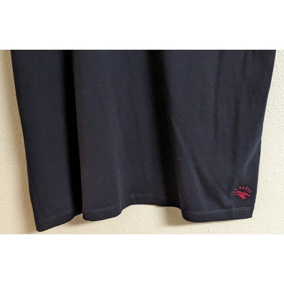 Men's TED BAKER The World is Your Oyster Navy Blue One Pocket Polo SS Shirt 4/LG - Picture 3 of 7